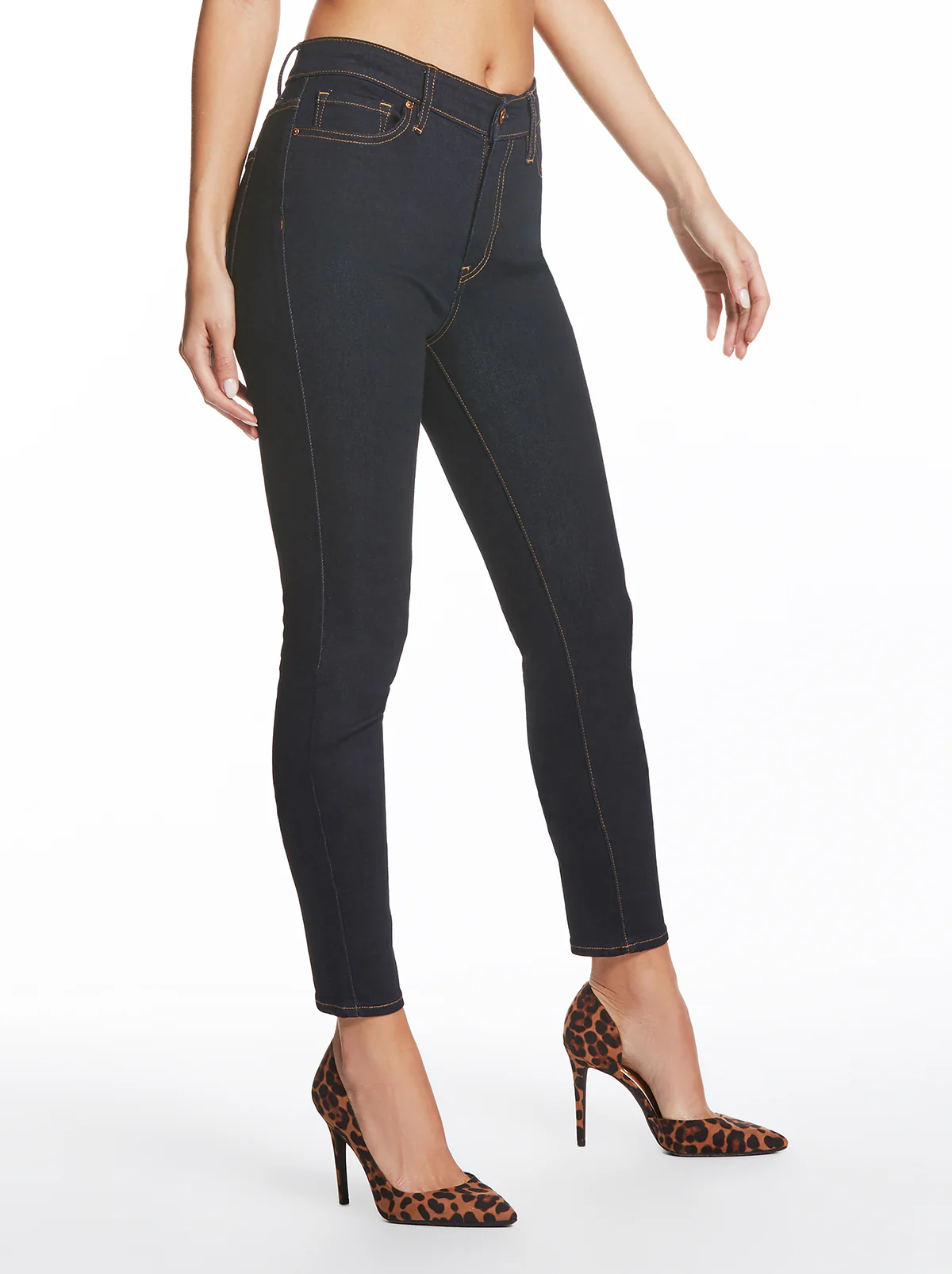 Adored High Rise Skinny Jeans in Rustin - Image 3