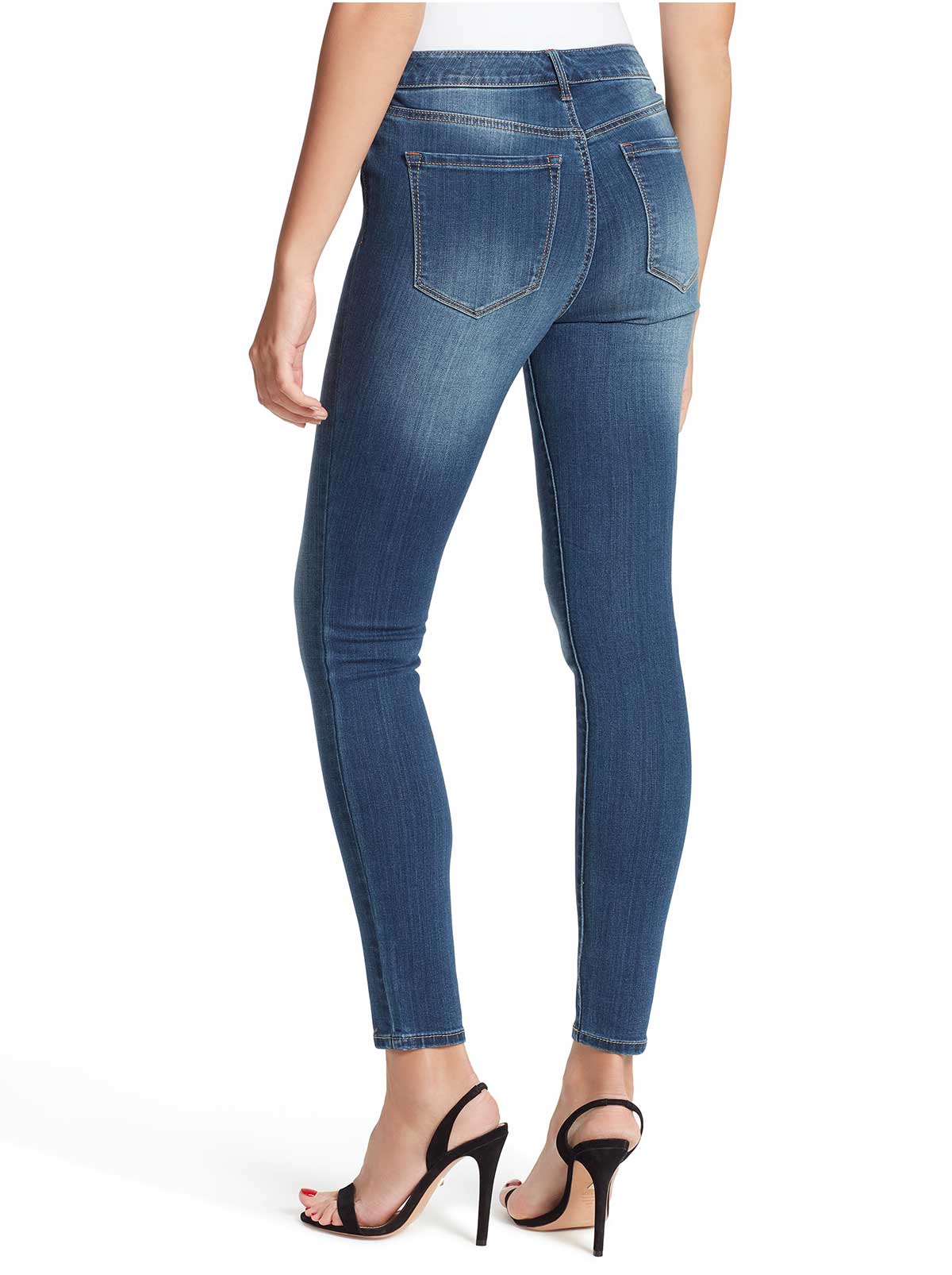 Adored High Rise Sknny Jeans in Rodeo - Image 3