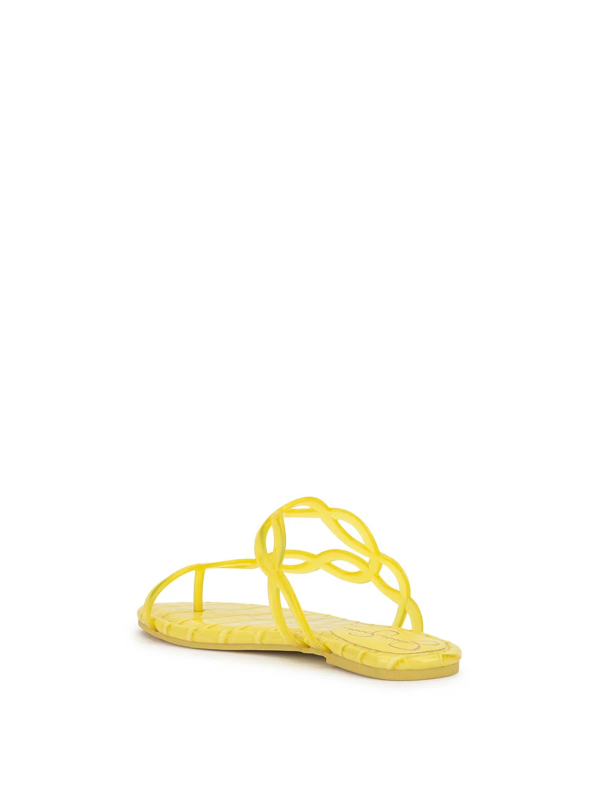 Aloni Sandal in Bright Yellow - Image 3