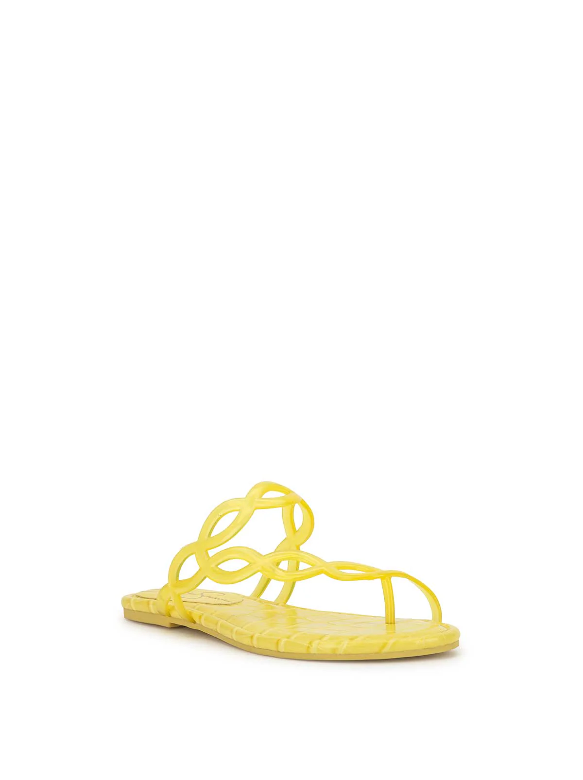 Aloni Sandal in Bright Yellow - Image 4