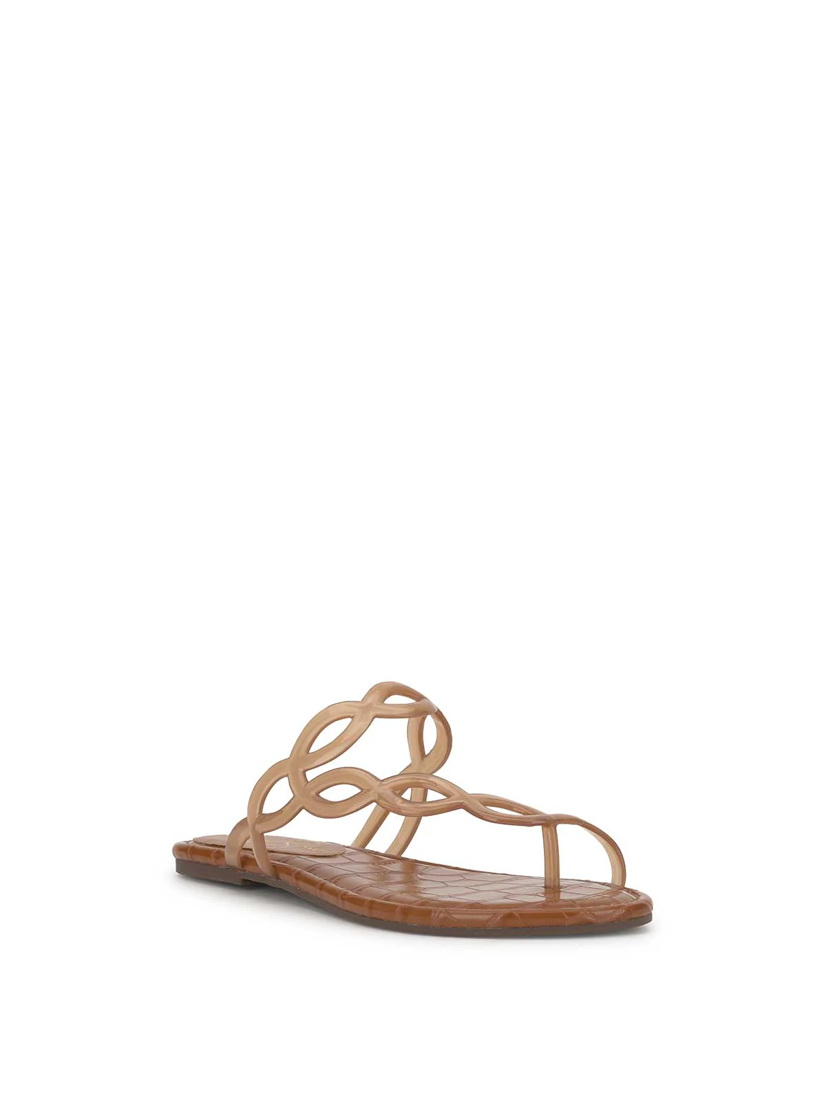 Aloni Sandal in Soft Caramel - Image 4