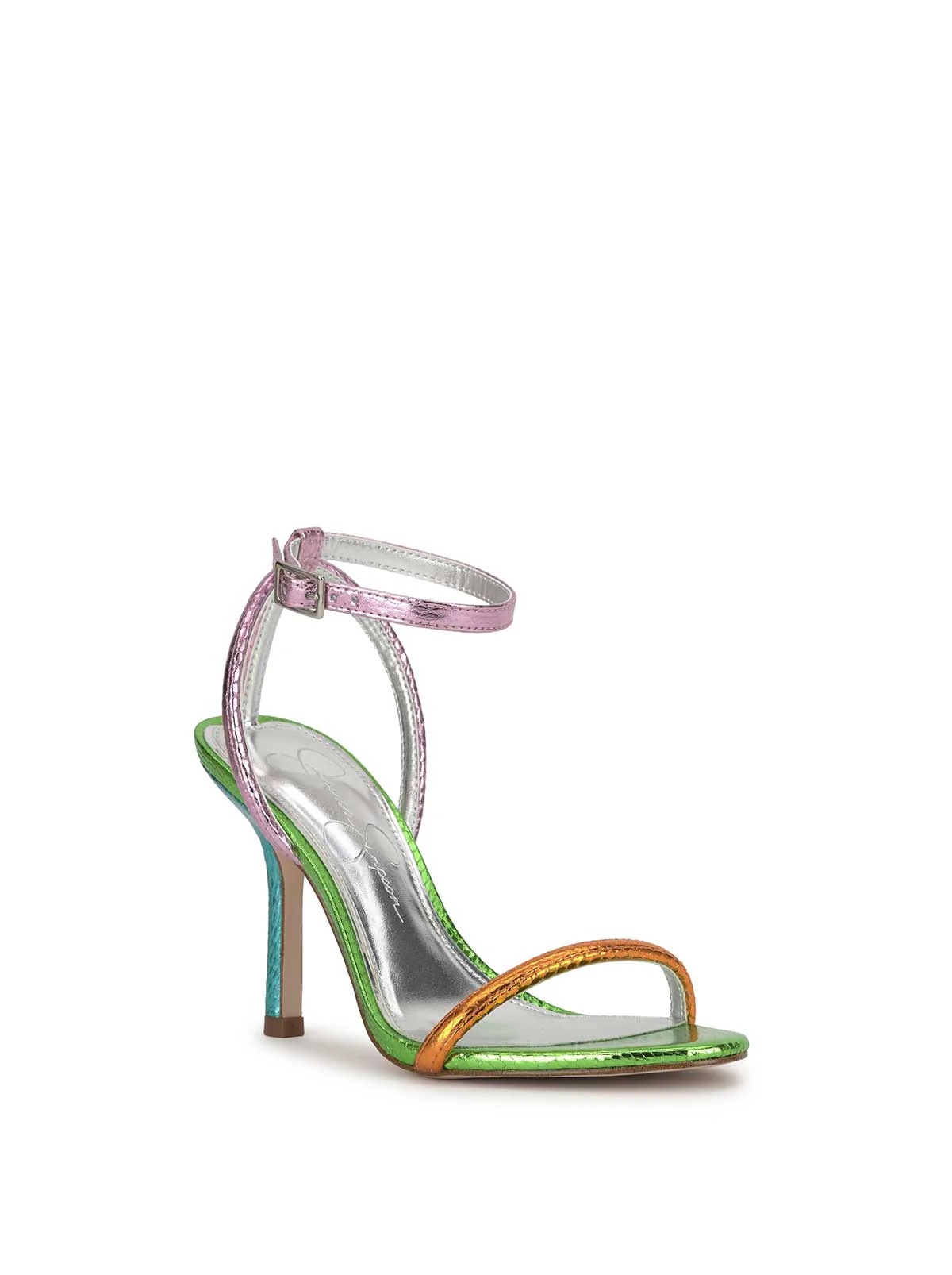 Baharia High Heel in Tangerine - Image 3