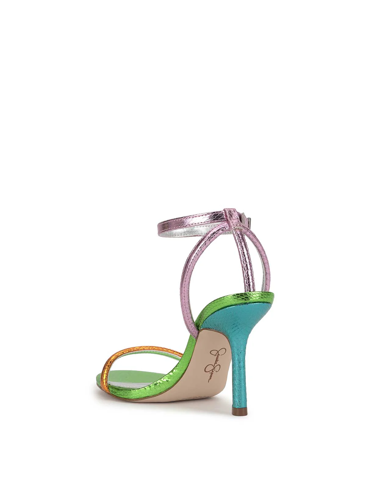Baharia High Heel in Tangerine - Image 4