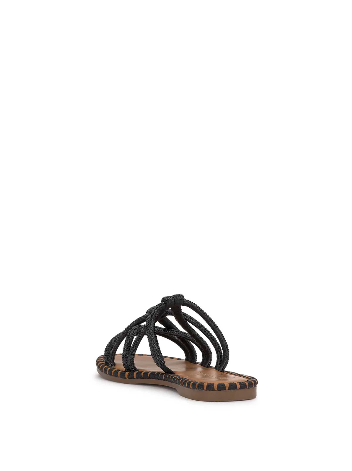 Briellea Embellished Sandal in Black - Image 3