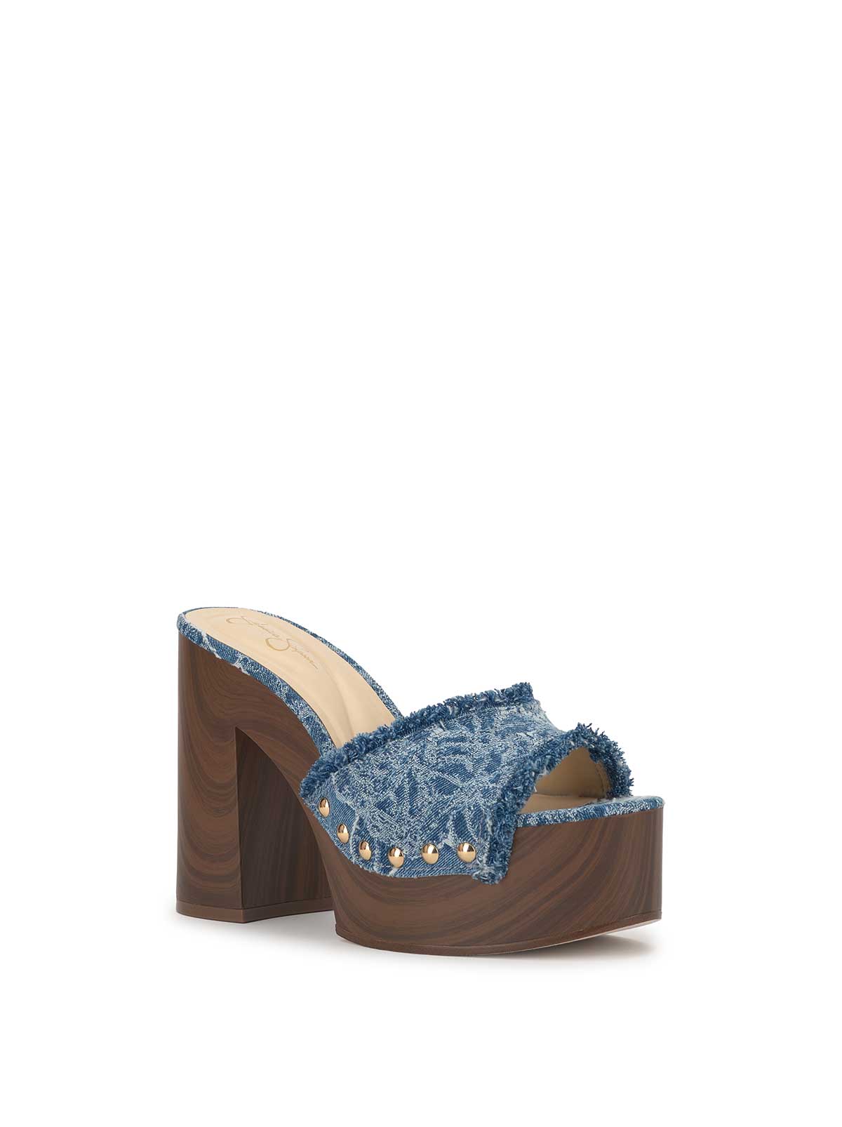 Cezia Platform in Medium Blue - Image 4