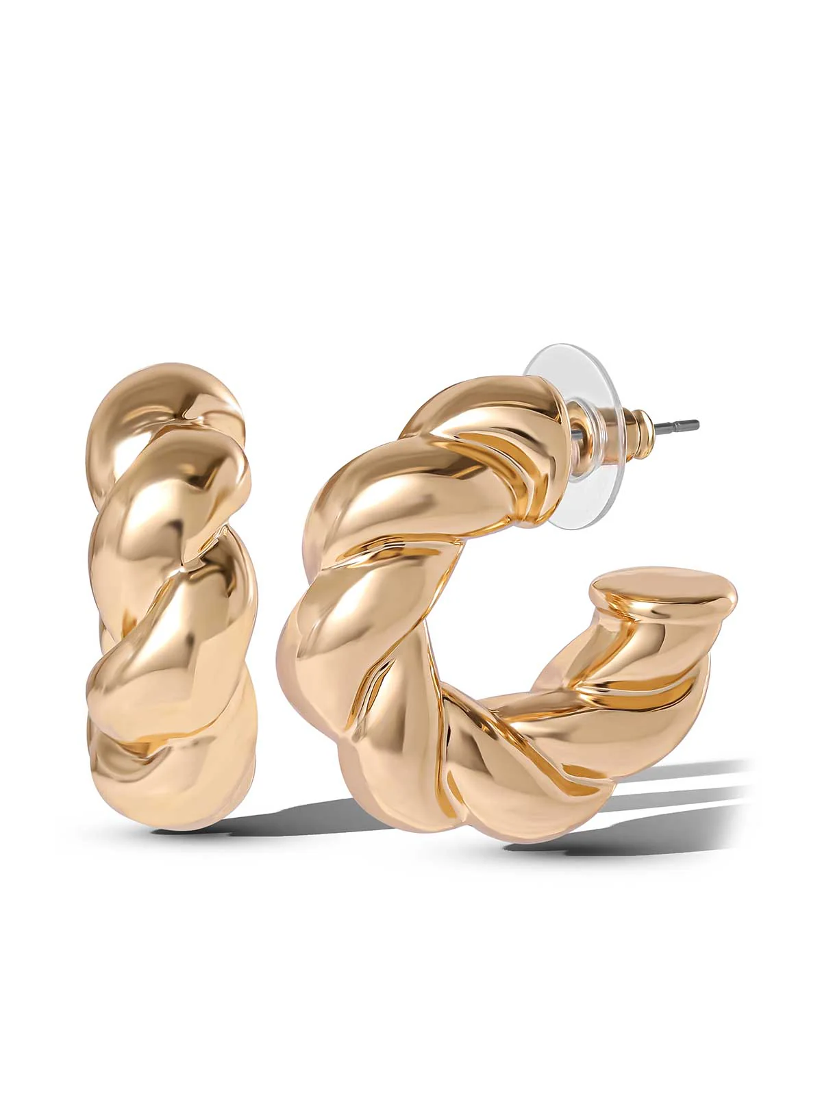 Classic Gold Earring Set - Image 4