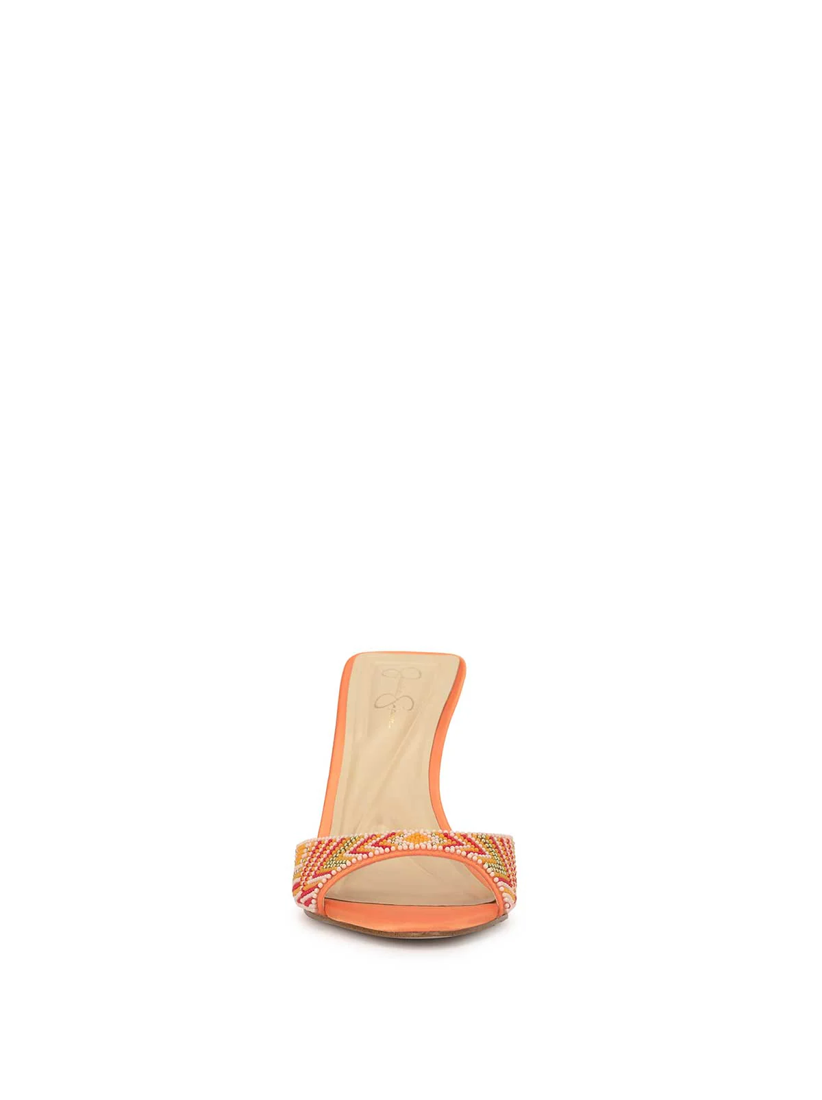 Dravie High Heel in Bright Tangerine - Image 2