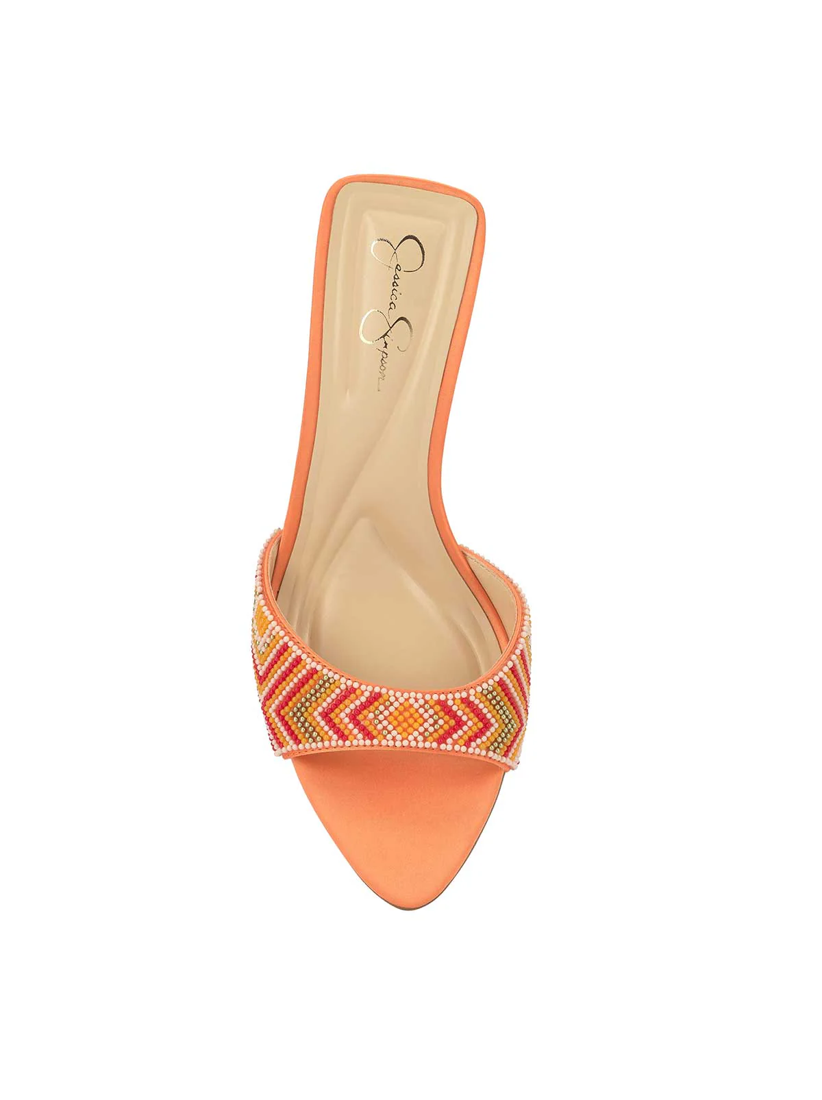 Dravie High Heel in Bright Tangerine - Image 5