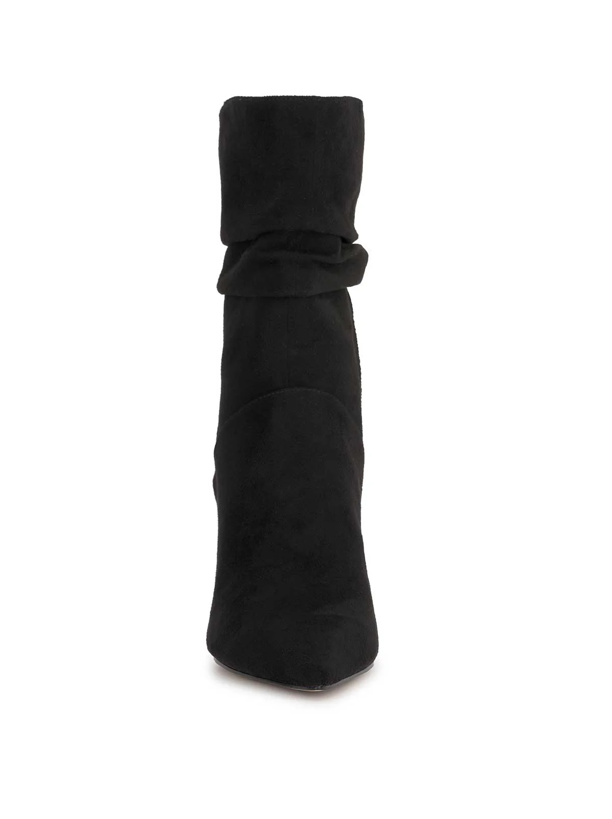 Elisti Scrunch Bootie in Black Suede - Image 2