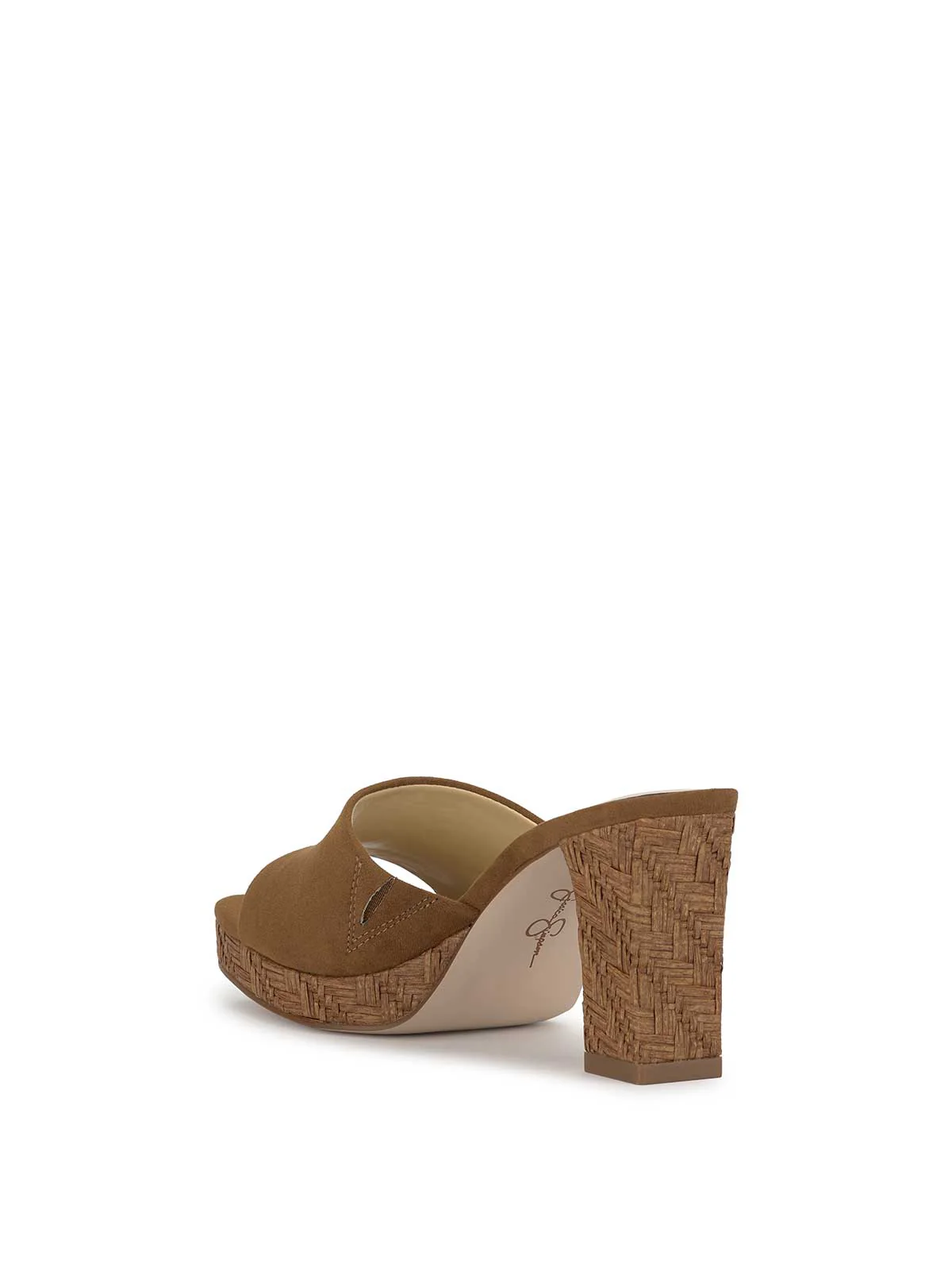 Elyzza High Heel Slide in Tuscan Tan - Image 3