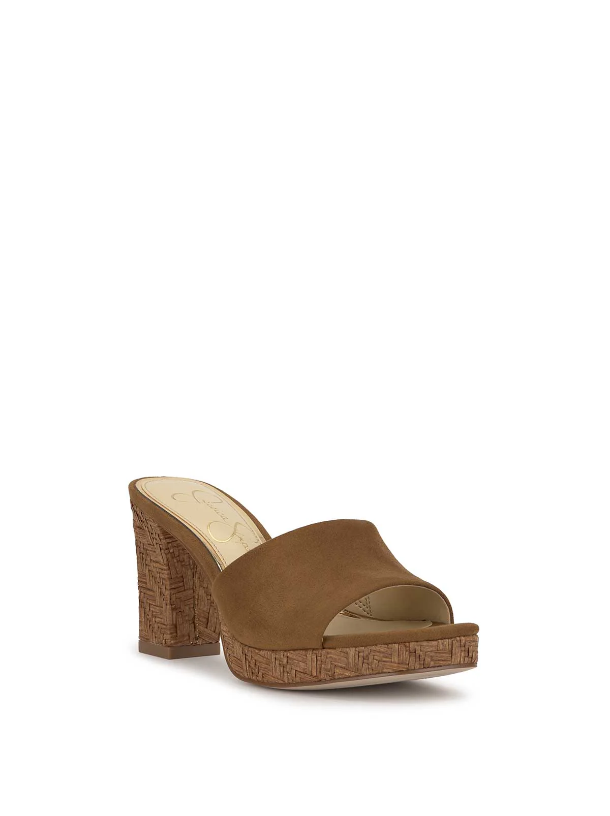 Elyzza High Heel Slide in Tuscan Tan - Image 4