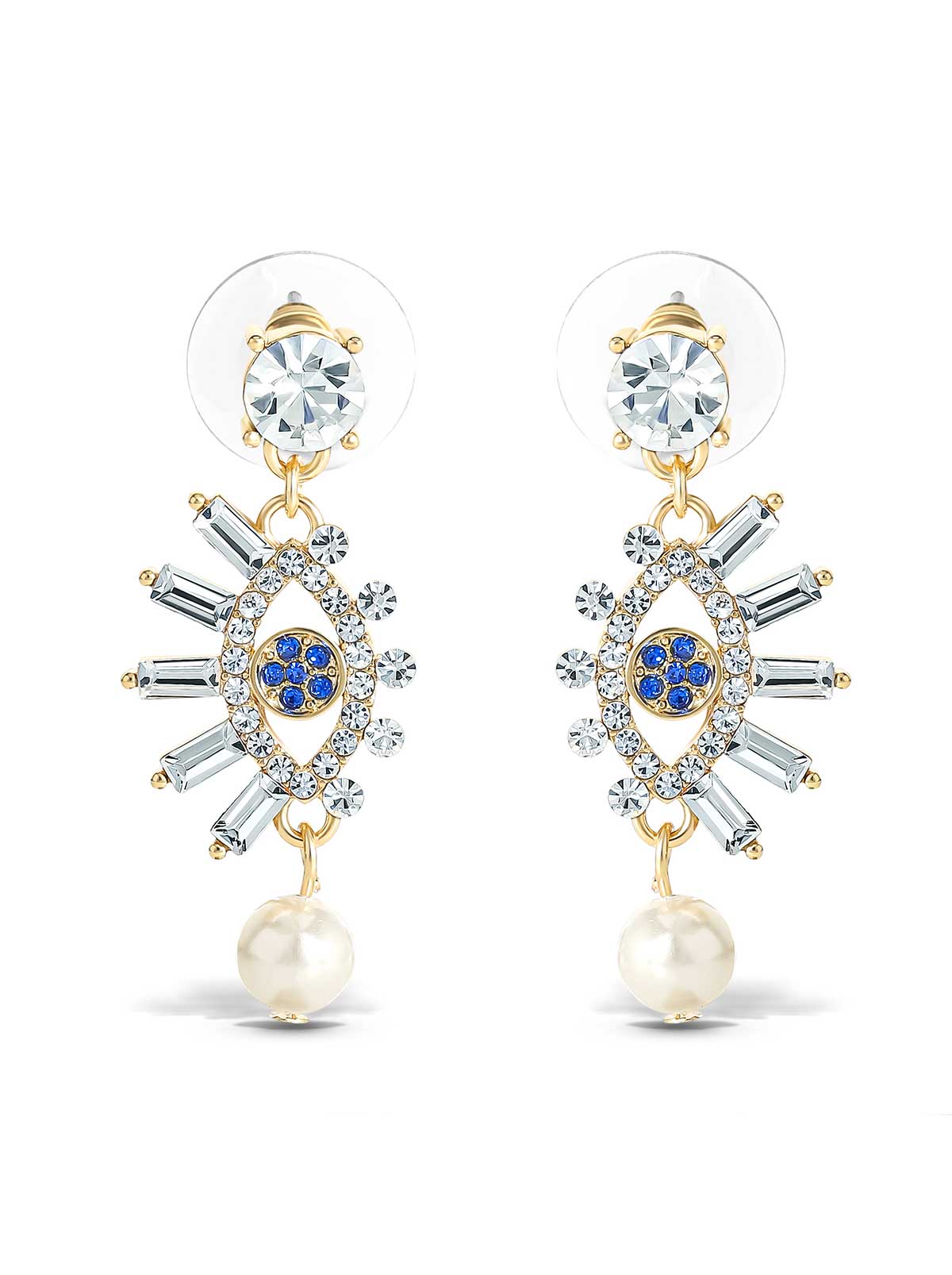 Evil Eye Dangle Earrings - Image 3