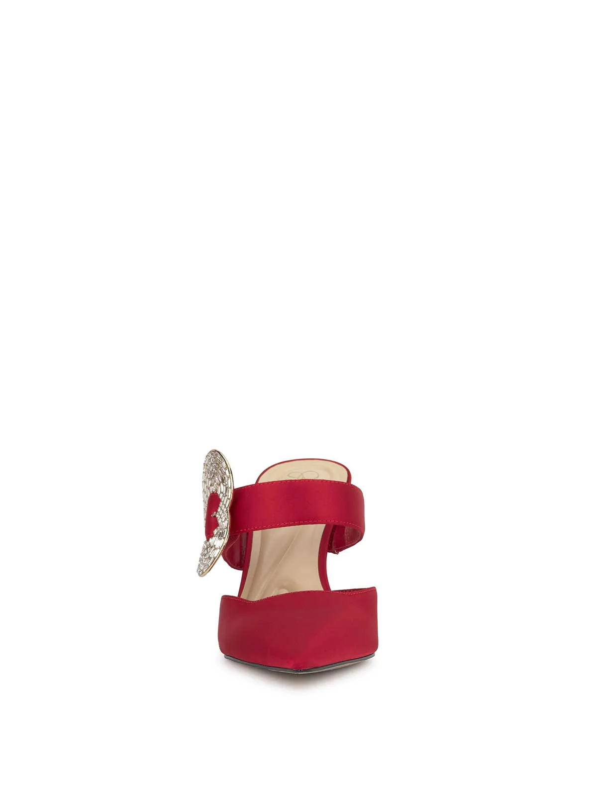 Favica High Heel in Red Muse - Image 2