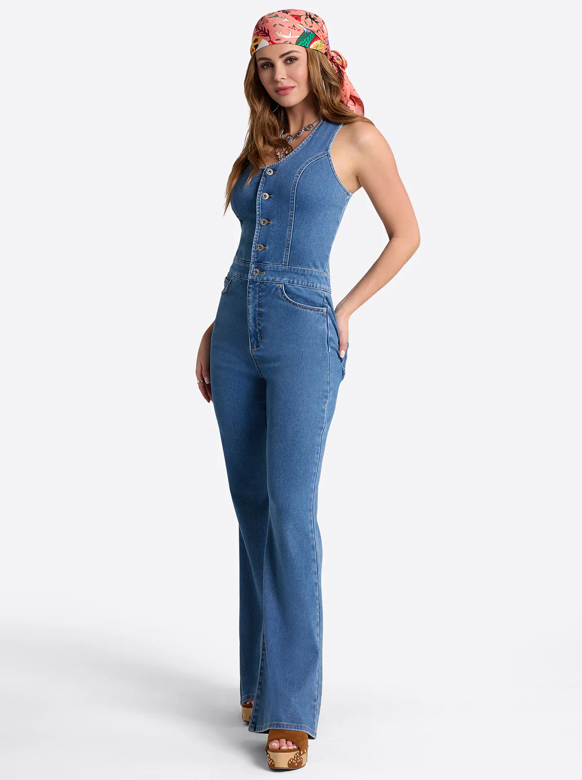 Flare Jumpsuit in Whispered - Image 3