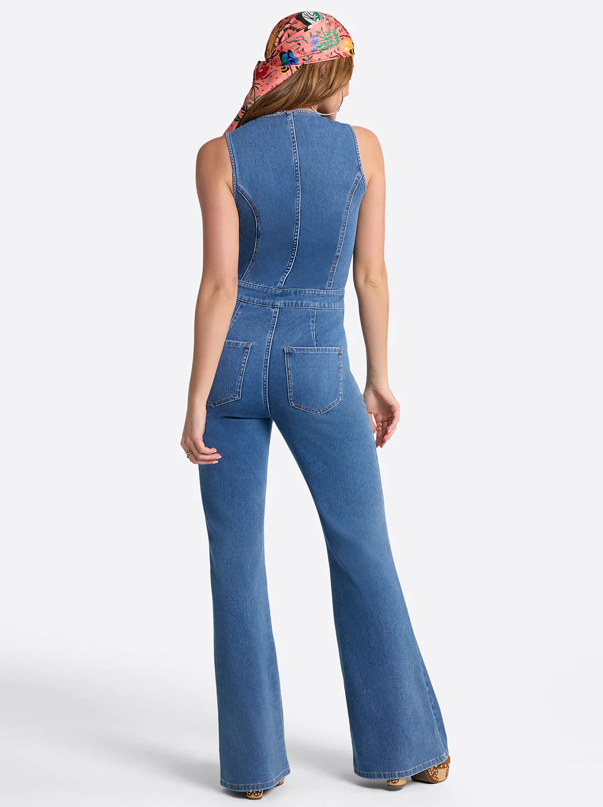 Flare Jumpsuit in Whispered - Image 4