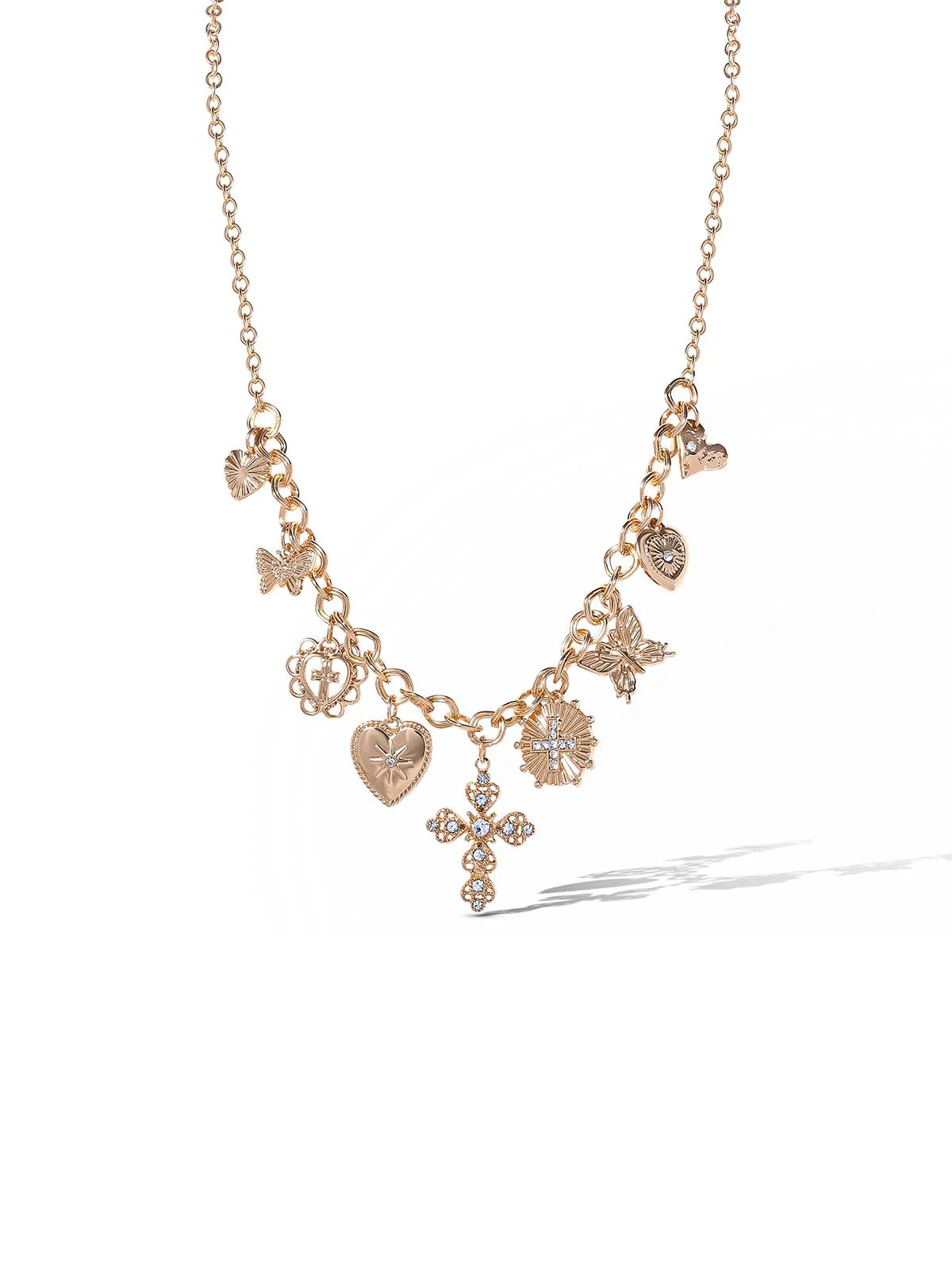 Gold Charm Necklace - Image 2