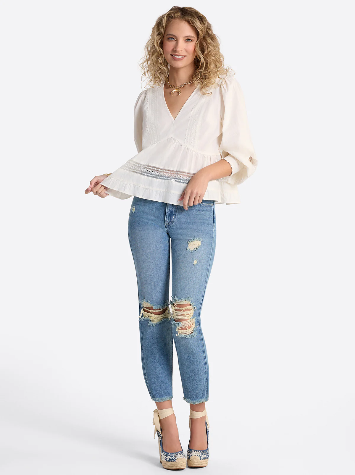 Harmony Straight High Rise Jeans in Incline - Image 4