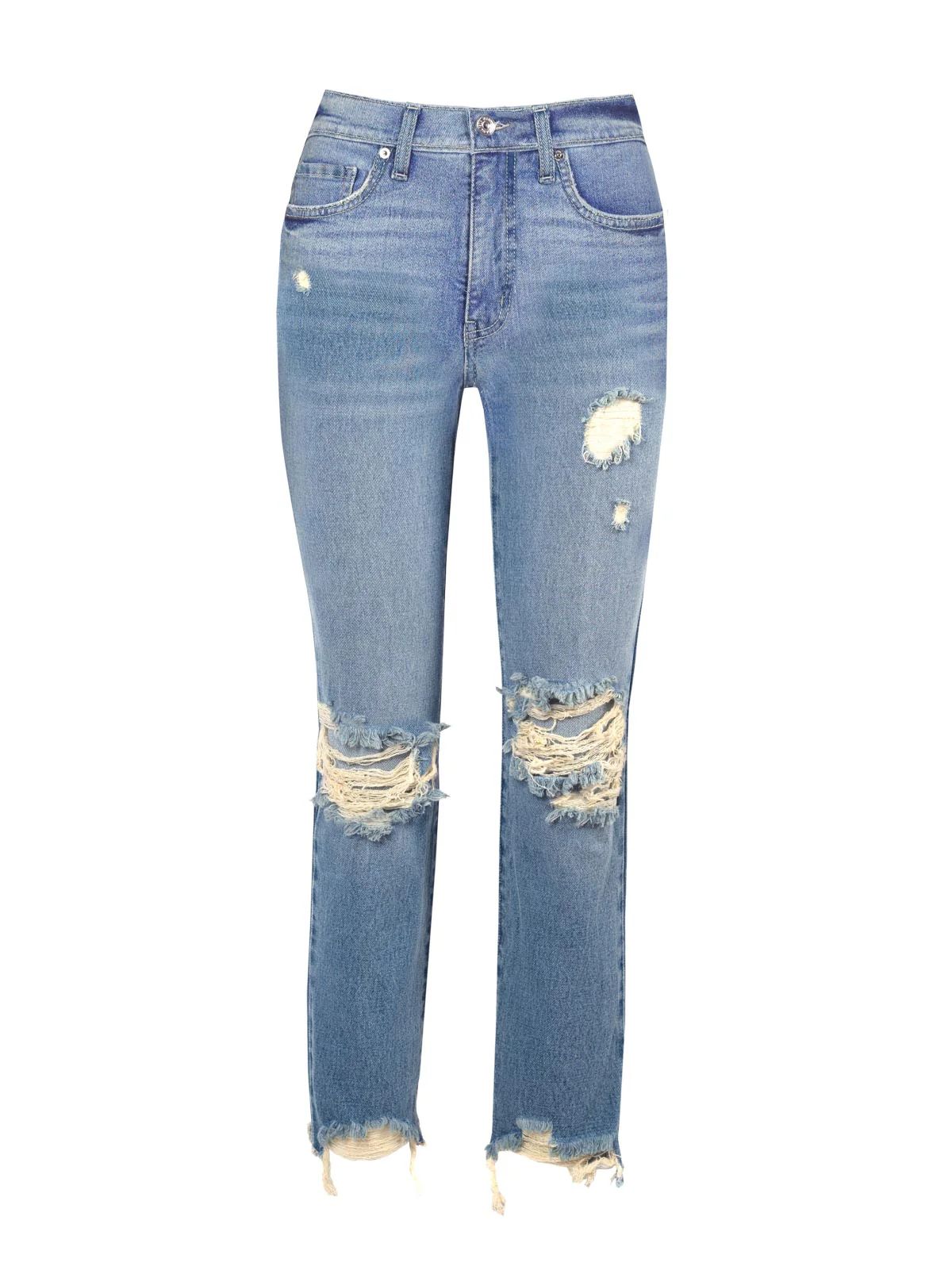 Harmony Straight High Rise Jeans in Incline - Image 5