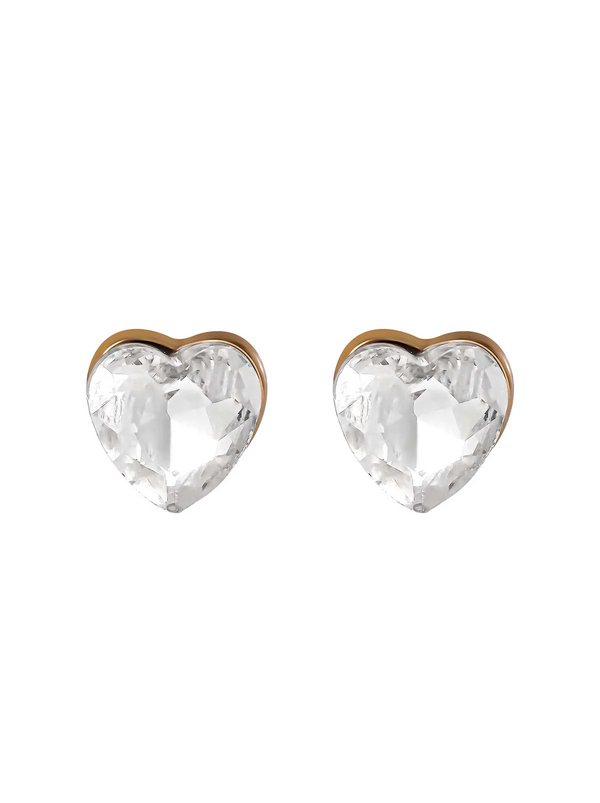 Heart Crystal Necklace & Stud Earring Set - Image 4