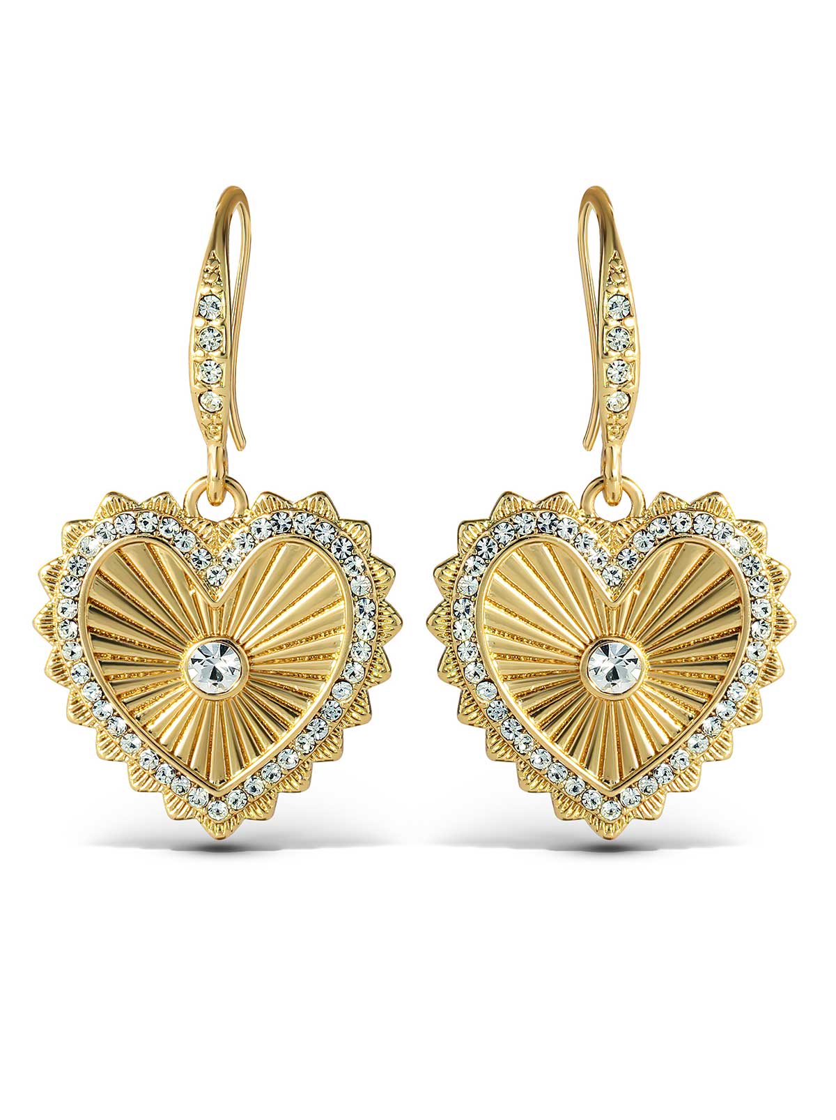 Heart Drop Earrings - Image 3