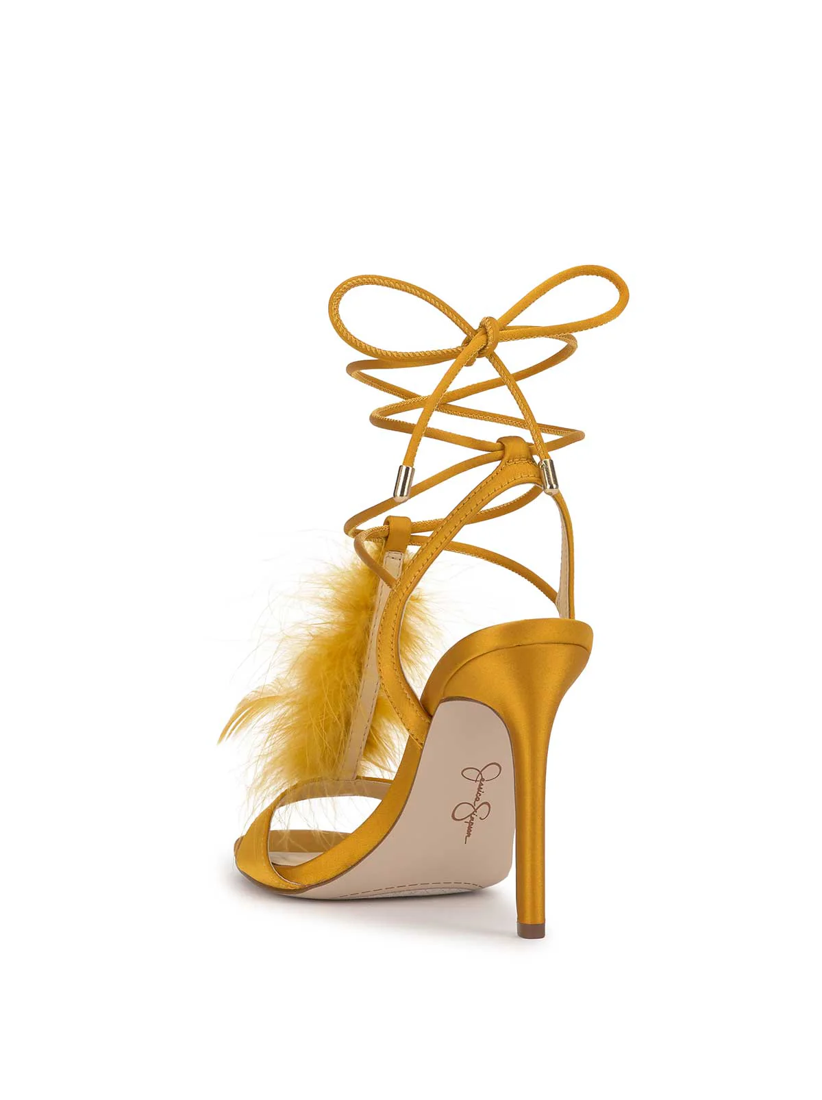 Jenzin High Heel in Amber Gold - Image 3