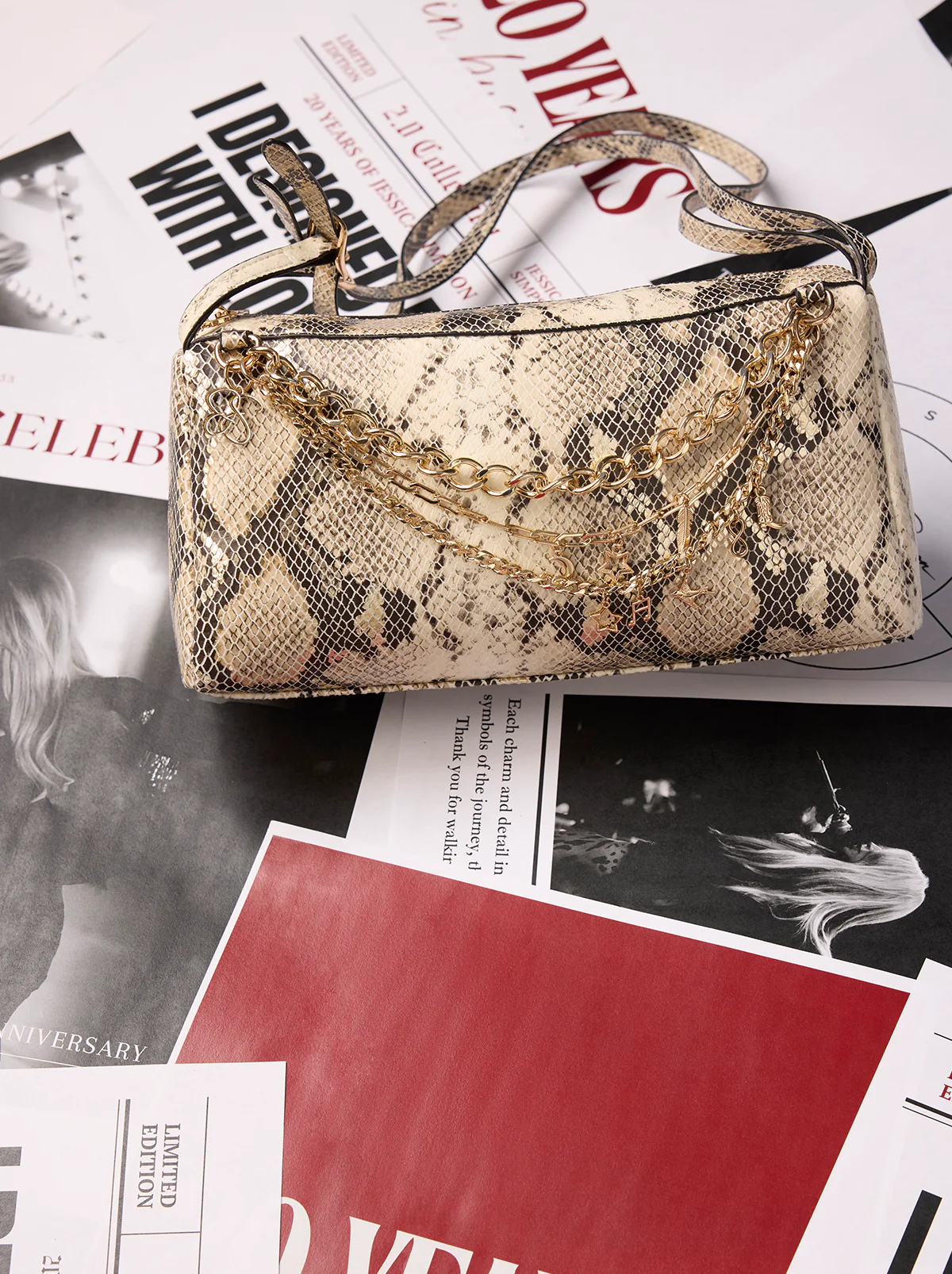 Jessica Simpson 2.0 Grayson Shoulder Bag in Soft Ivory - Image 5