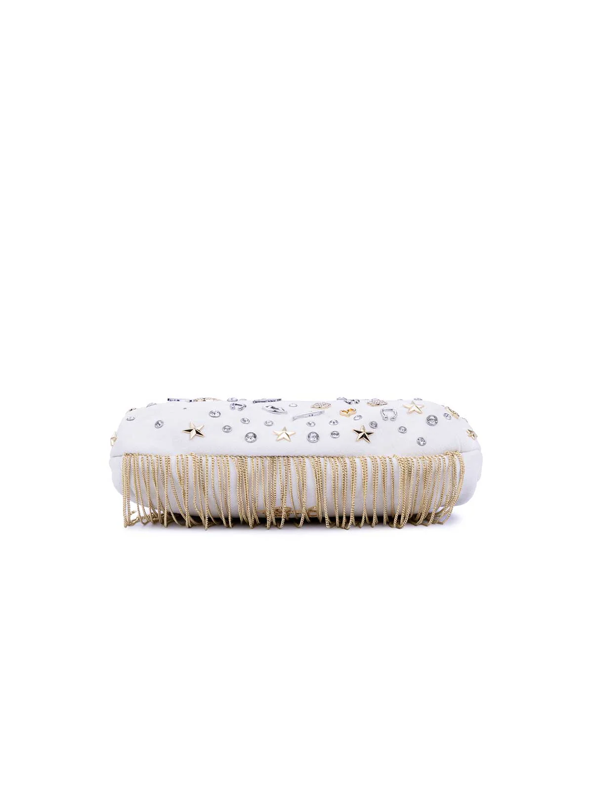 Jessica Simpson 2.0 Zoe Frame Clutch in Soft Ivory - Image 3