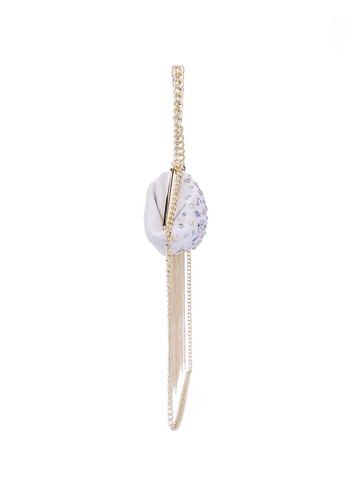 Jessica Simpson 2.0 Zoe Frame Clutch in Soft Ivory - Image 5