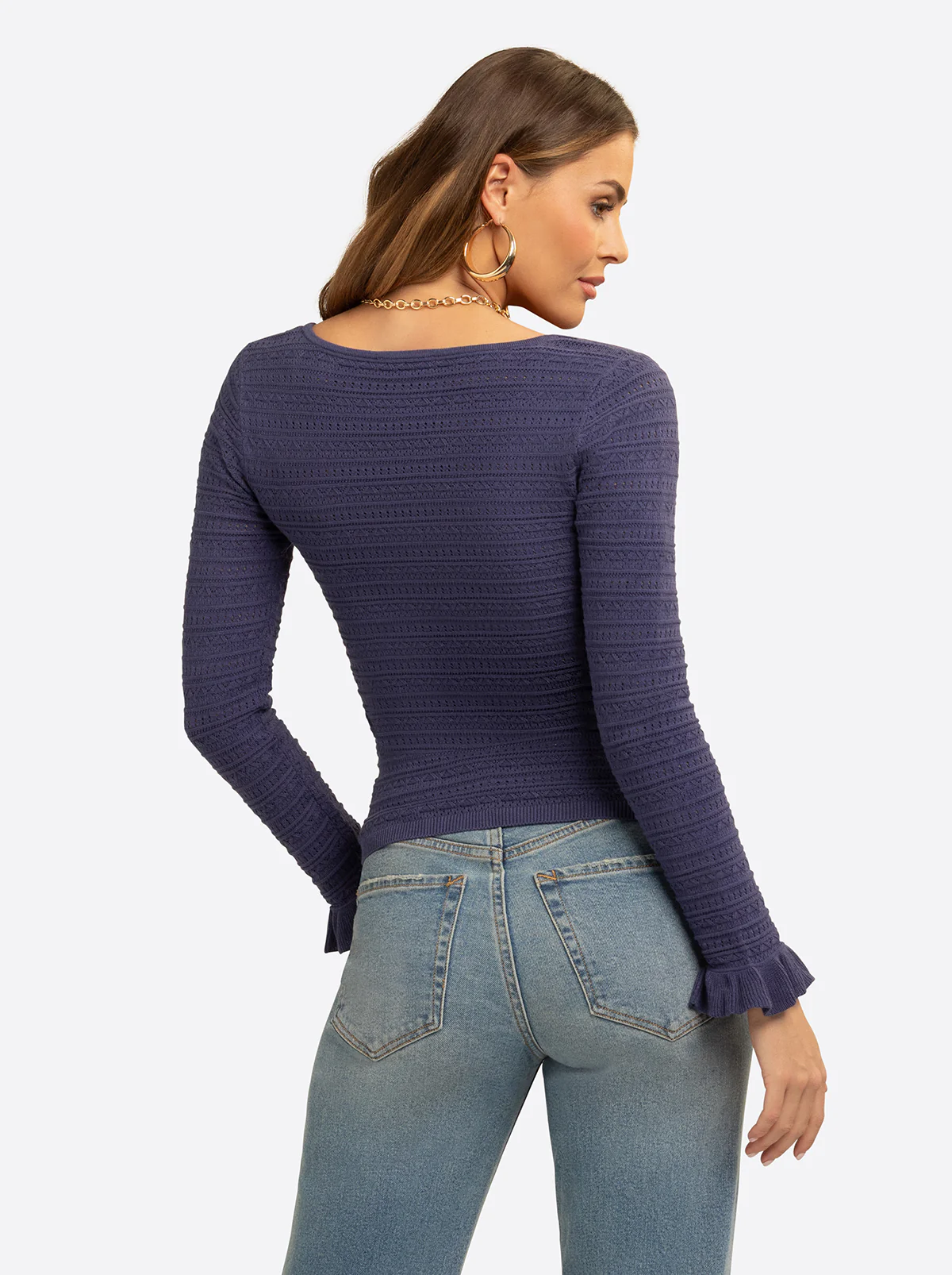 JS Jessica Simpson Luka Top in Deep Cobalt - Image 3