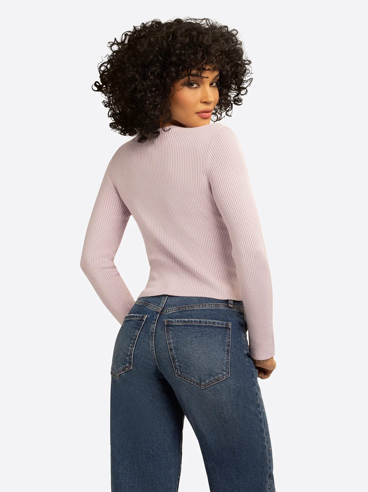 JS Jessica Simpson Taira Top in Lavender Frost - Image 3