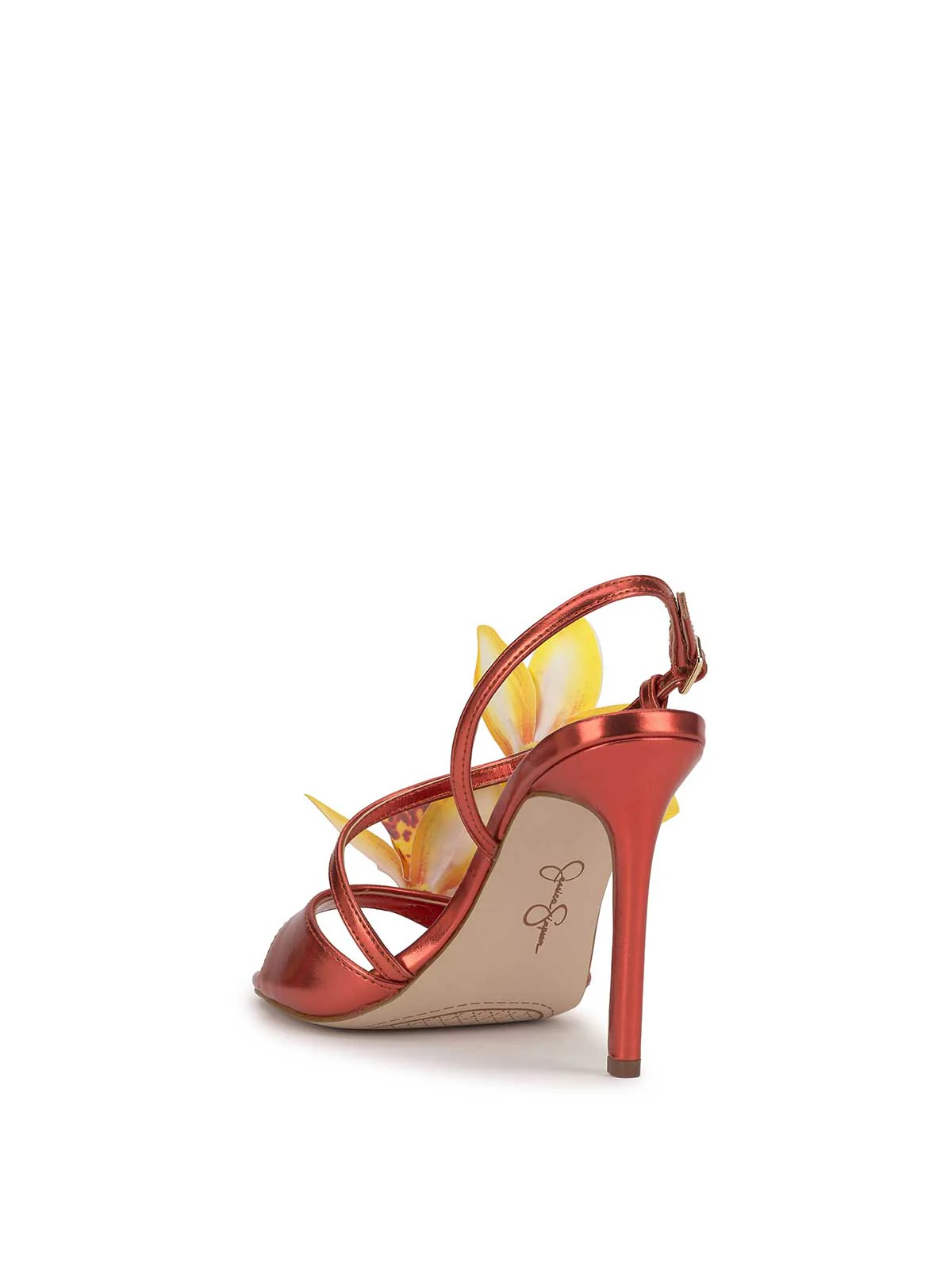 Jylia High Heel in Poppy Papaya - Image 3