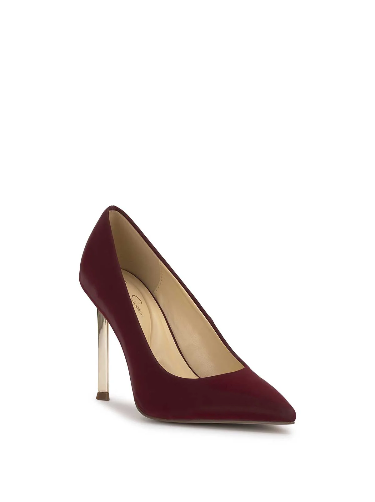 Kheloe Pump in Dark Cherry - Image 4
