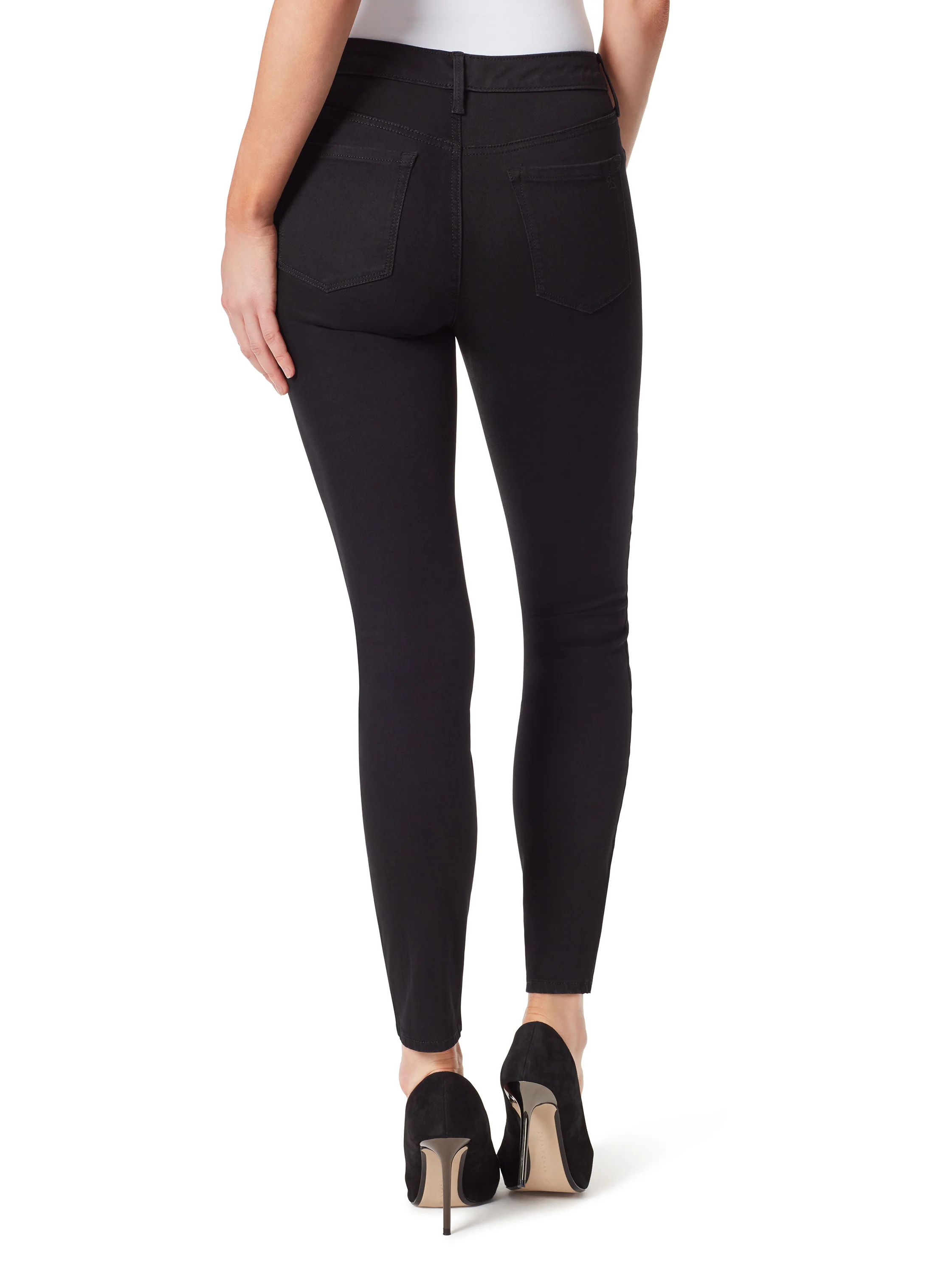 Kiss Me Skinny Jeans in Black - Image 3