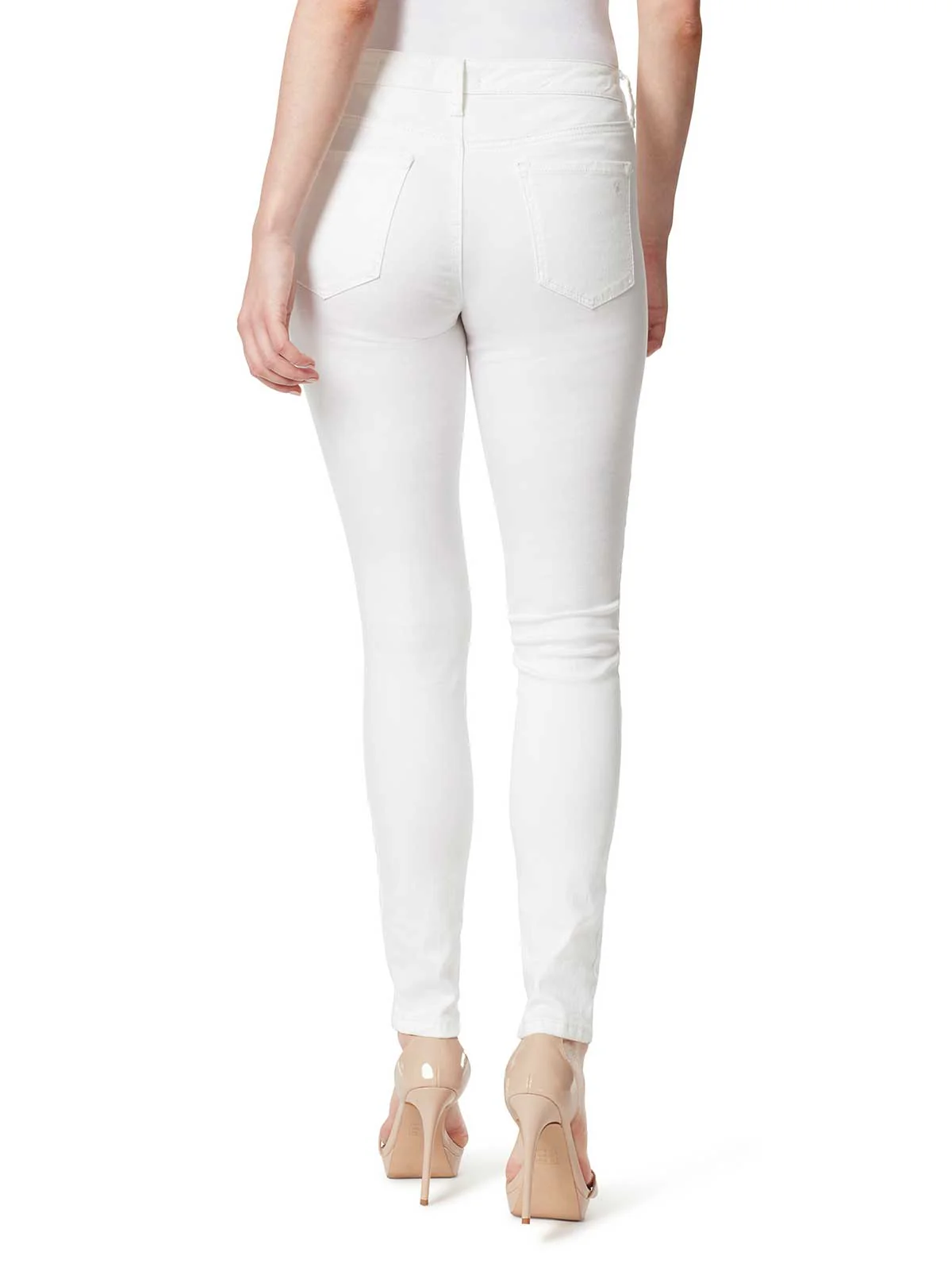 Kiss Me Skinny Jeans in White - Image 3
