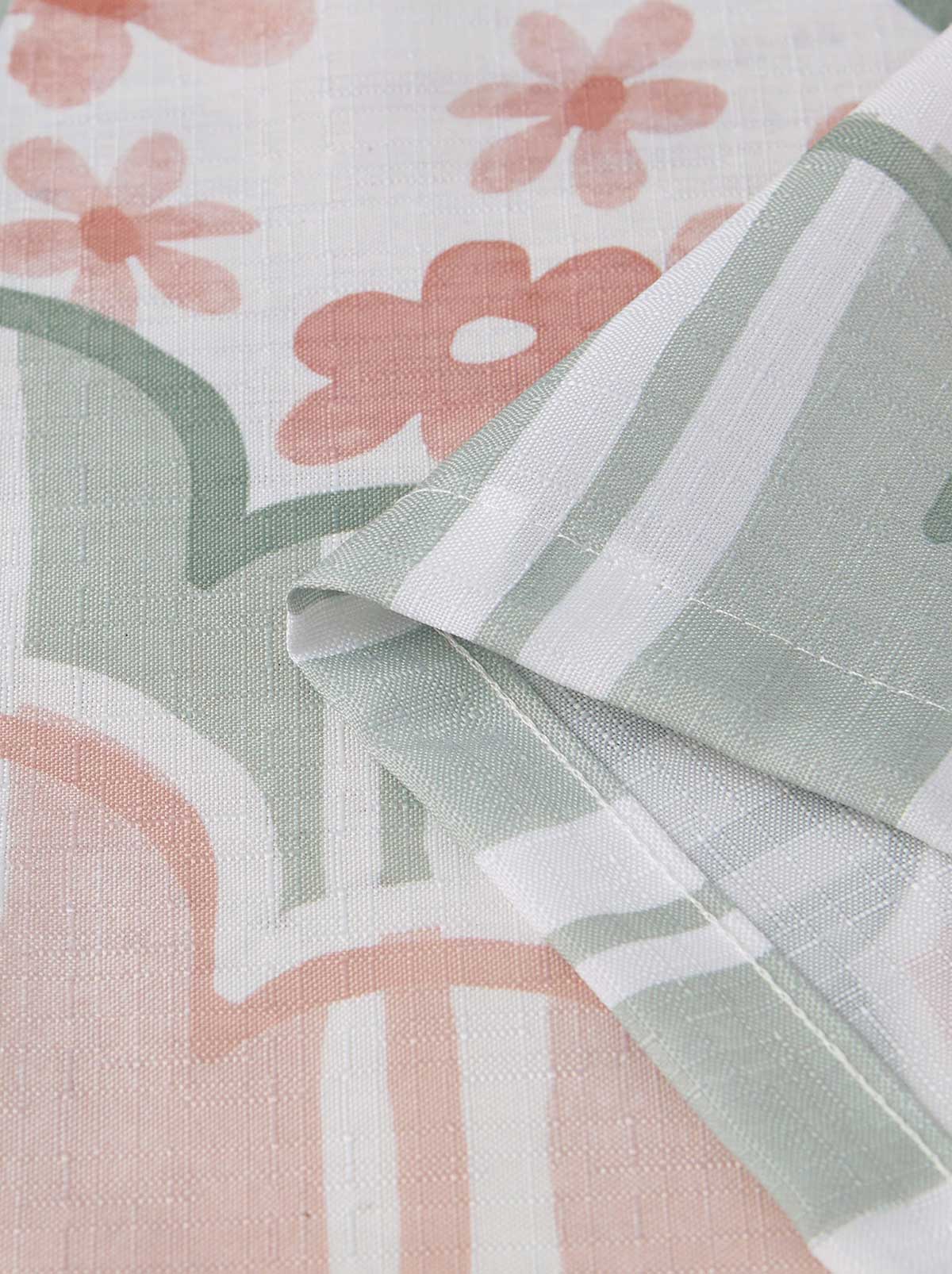 Nori Floral Blush Shower Curtain Set - Image 3
