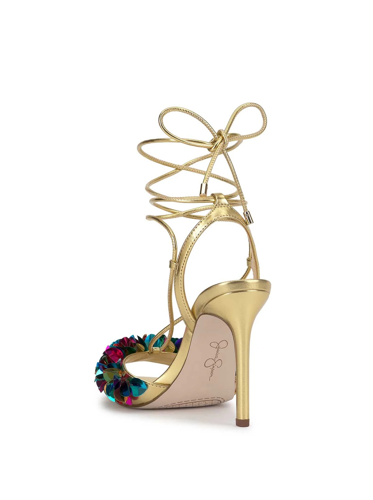 Oveny High Heel in Gold - Image 3