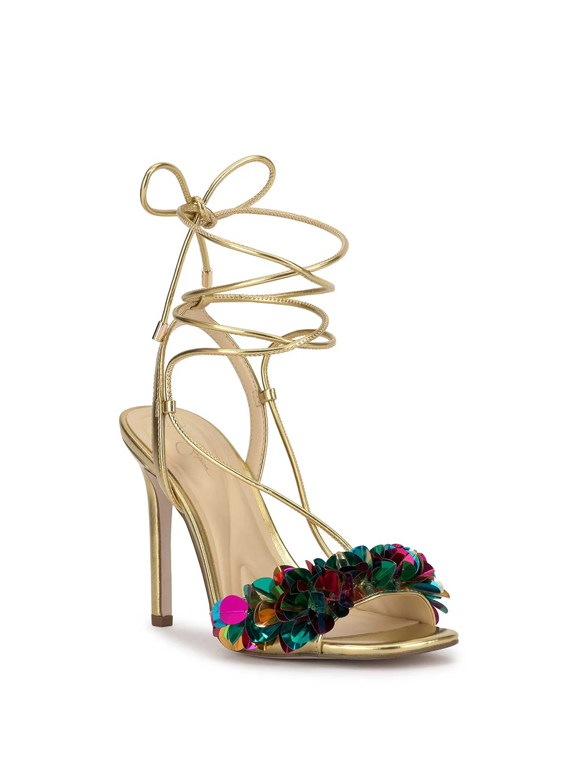Oveny High Heel in Gold - Image 4