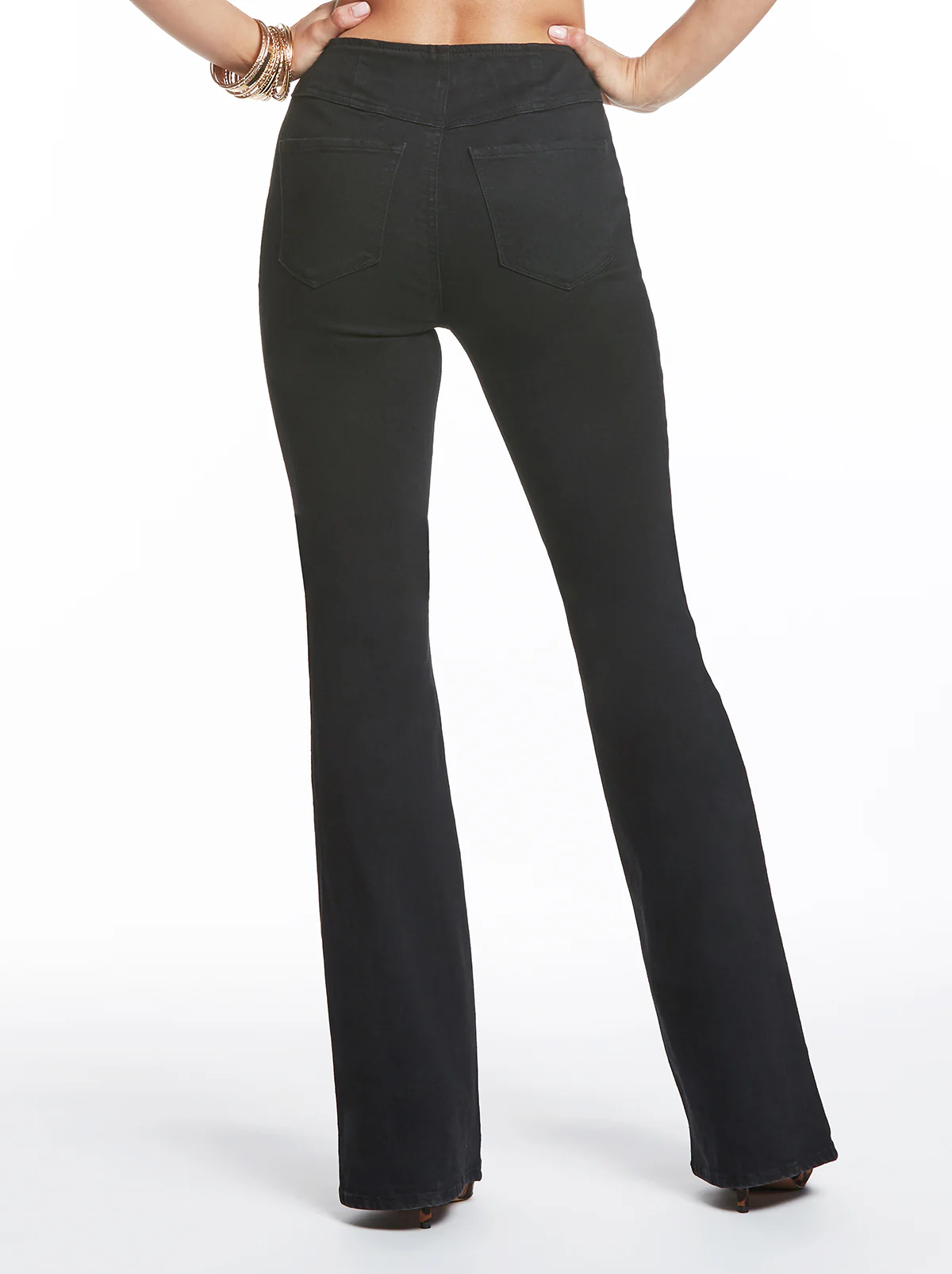 Pull On Flare in Black - Image 3