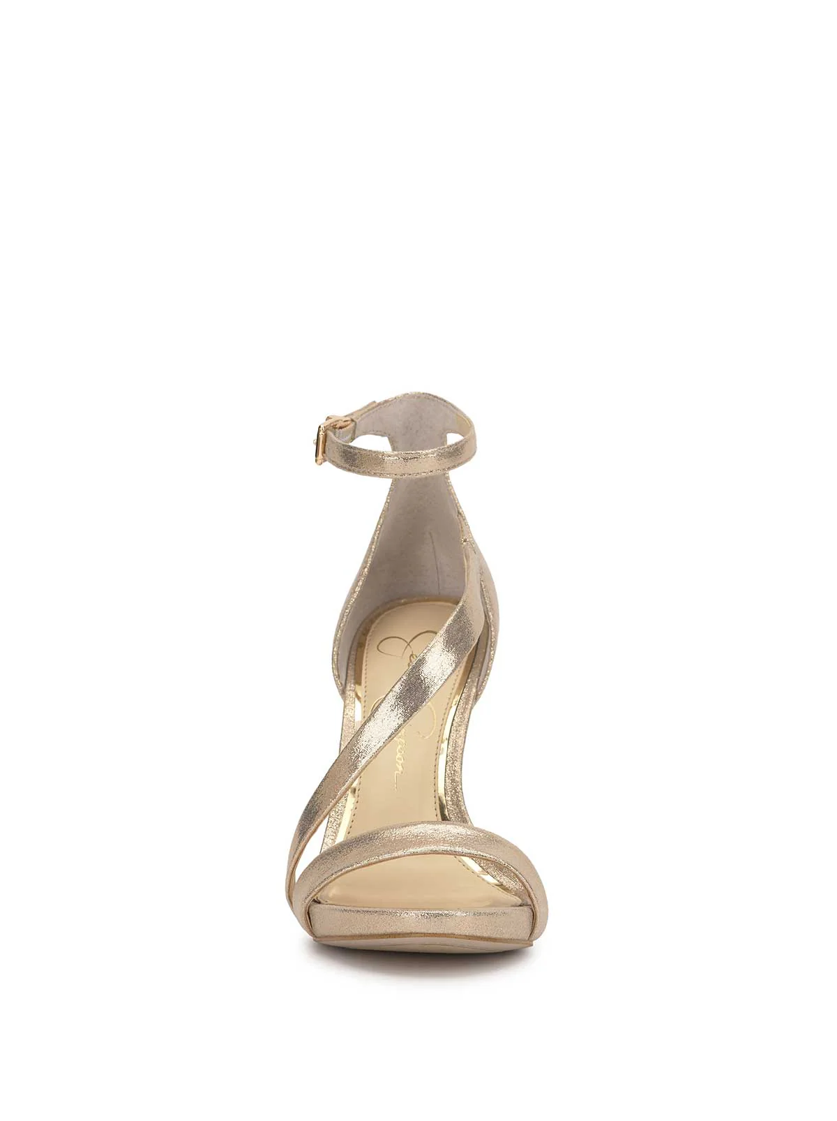 Rayli High Heel Sandal in Champagne - Image 2