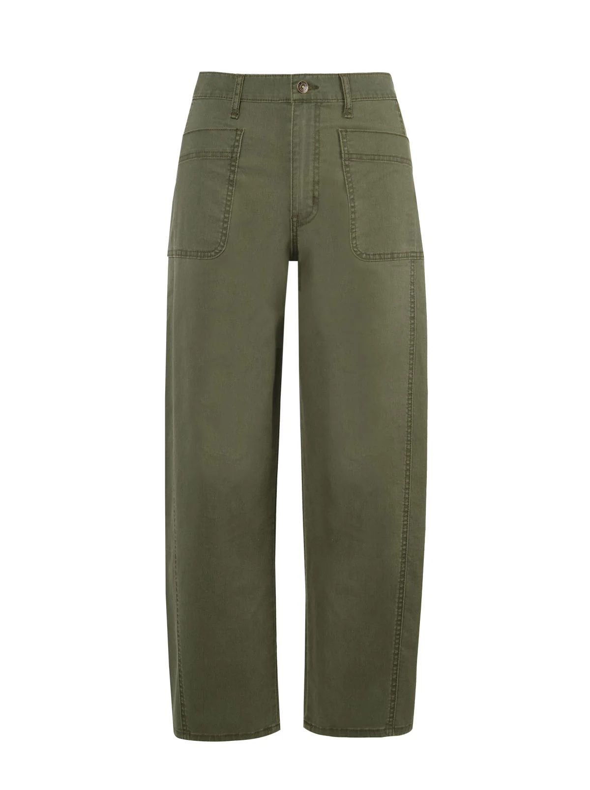 Relaxed Barrel Jeans in Forest Night - Image 6