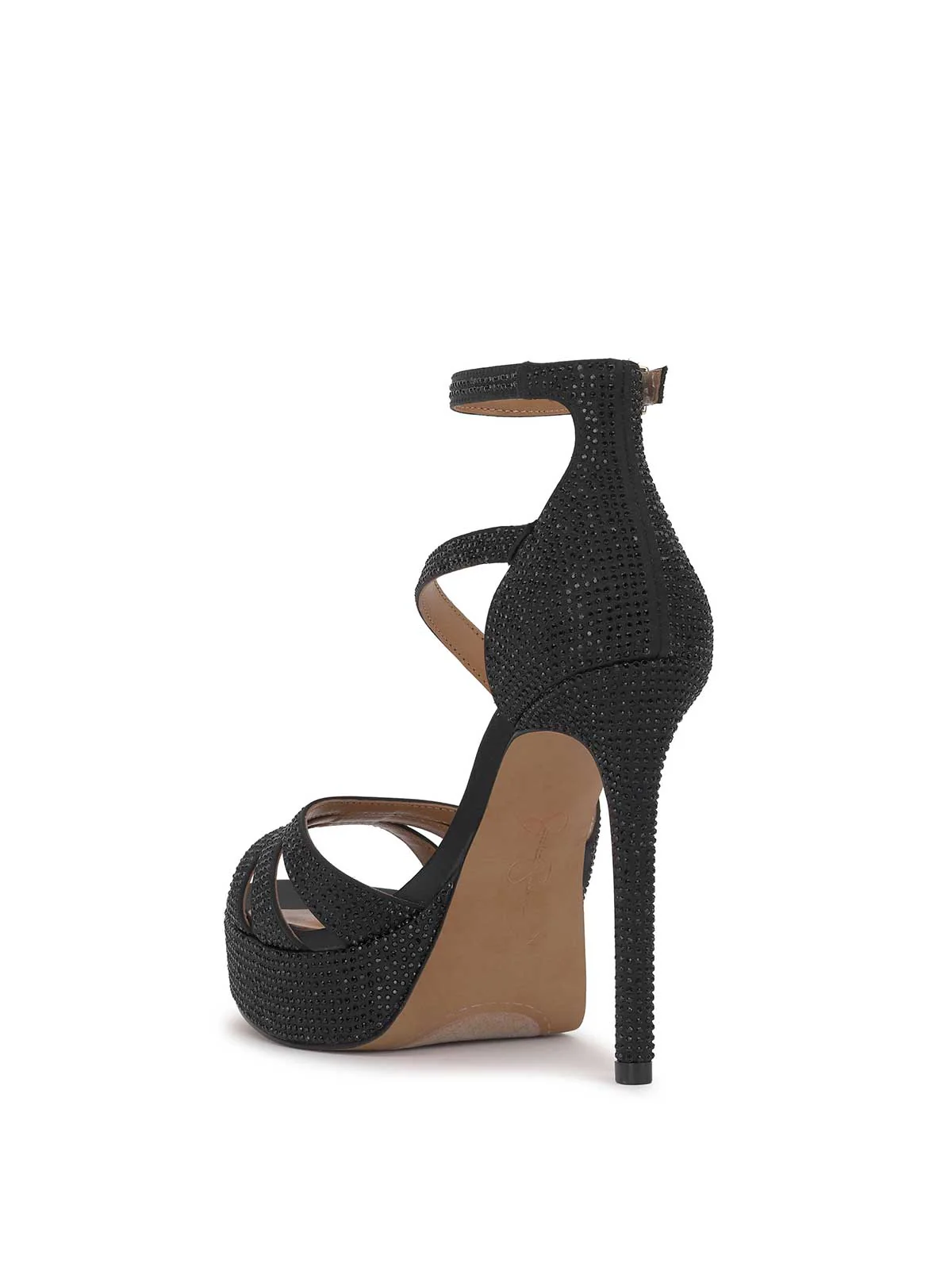 Shyremin Platform Sandal in Black - Image 3