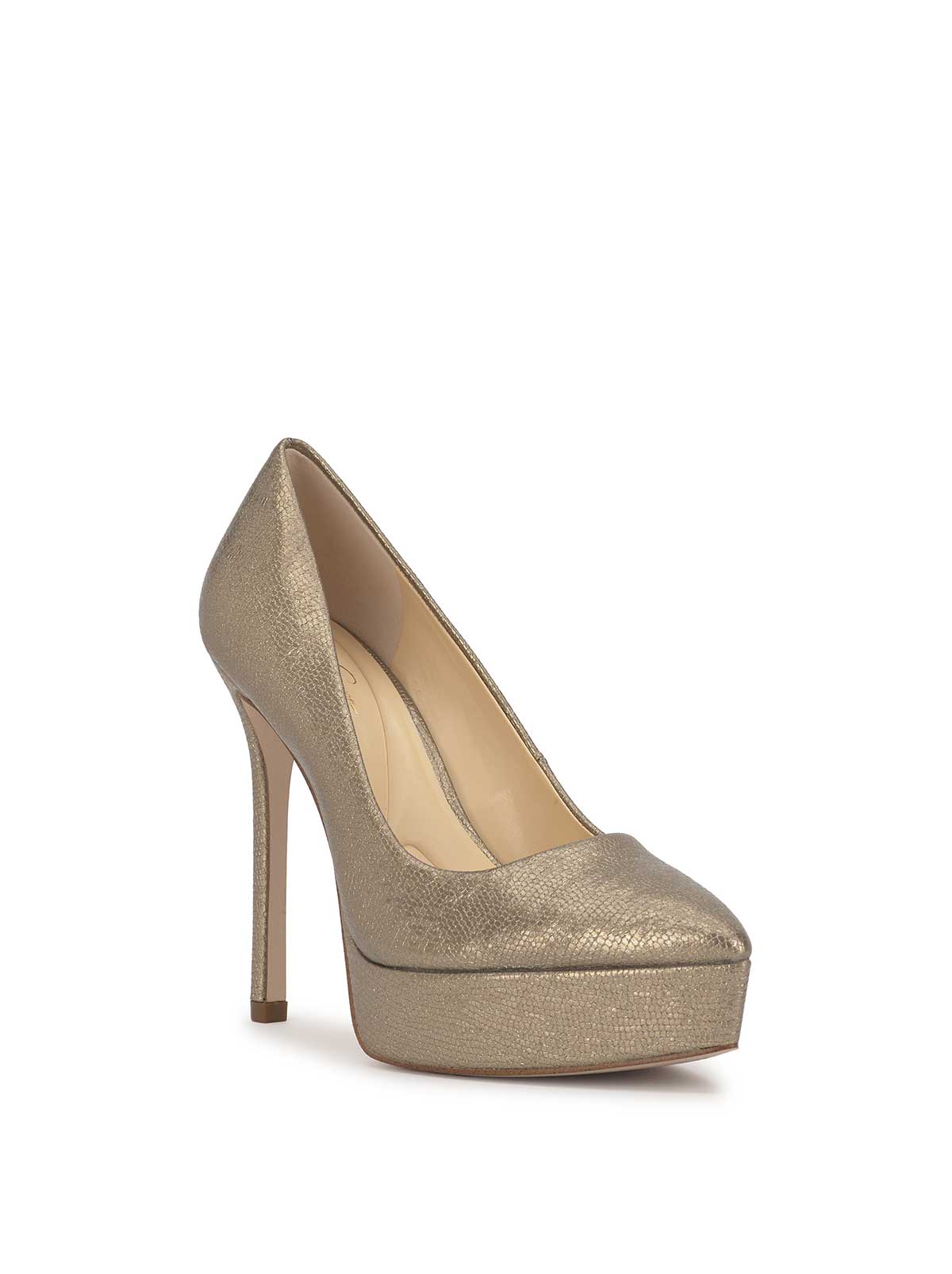 Sinelia Platform Pump in Bronze - Image 4