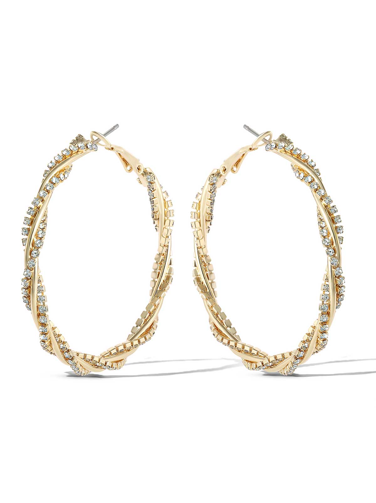 Spiral Hoop Earrings - Image 4