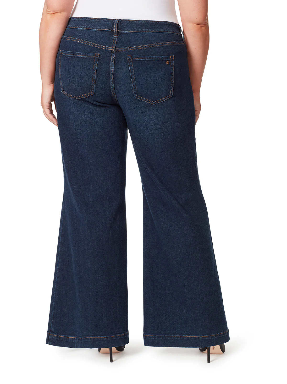 True Love Wide Leg Trouser Jeans in Ditto - Image 5